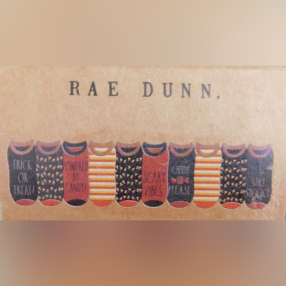 Rae Dunn Other - 🎃RAE DUNN KIDS HALLOWEEN 10 PACK ANKLE SOCKS M/L